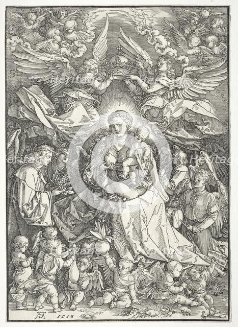 The Virgin Surrounded by Many Angels, 1518. Creator: Albrecht Dürer (German, 1471-1528).