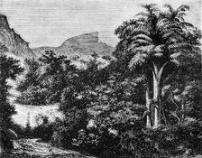 'View of the "Duke's Nose" in the Ghaurs, near Khandallah', c1891. Creator: James Grant.