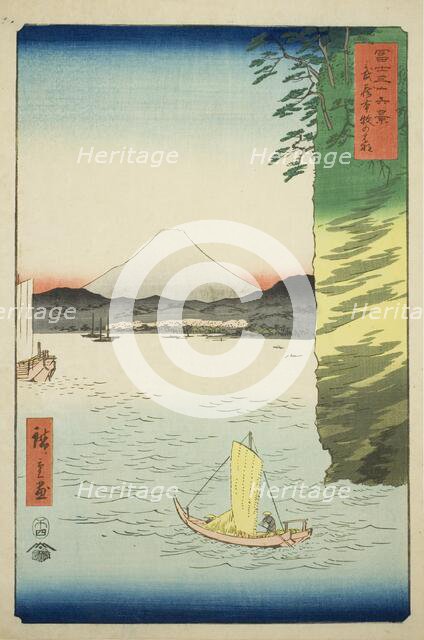 Honmoku in Musashi Province (Musashi Honmoku no hana), from the series "Thirty-six..., 1858. Creator: Ando Hiroshige.