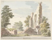 Ruins of the Ruwiel Castle, 1731. Creator: Cornelis Pronk.