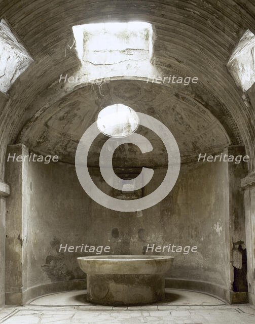Forum thermal baths, Pompeii, Italy, 2002.  Creator: LTL.