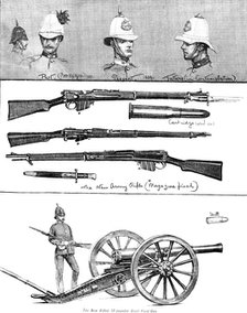 New military armament and equipment, 1890. Creator: Unknown.