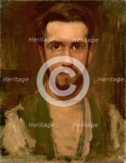 Self-portrait, c. 1900. Creator: Mondrian, Piet (1872-1944).