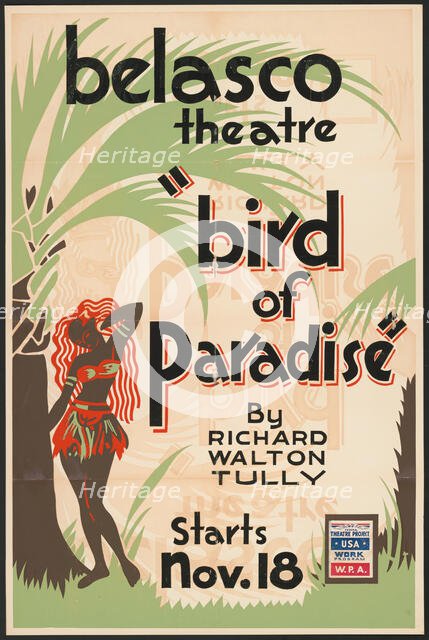 Bird of Paradise, Los Angeles, 1938. Creator: Unknown.