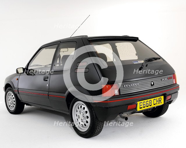 1987 Peugeot 205 GTI 1.6. Artist: Unknown.