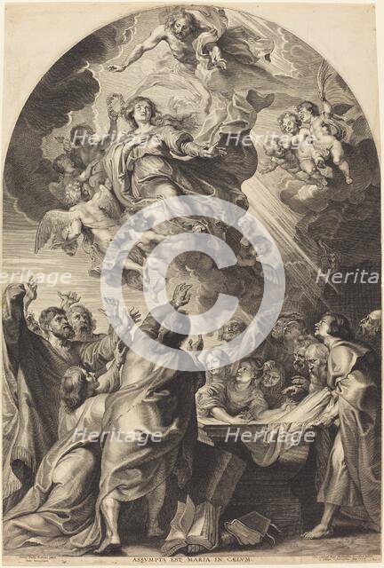 The Assumption of the Virgin, 1624. Creator: Paulus Pontius.