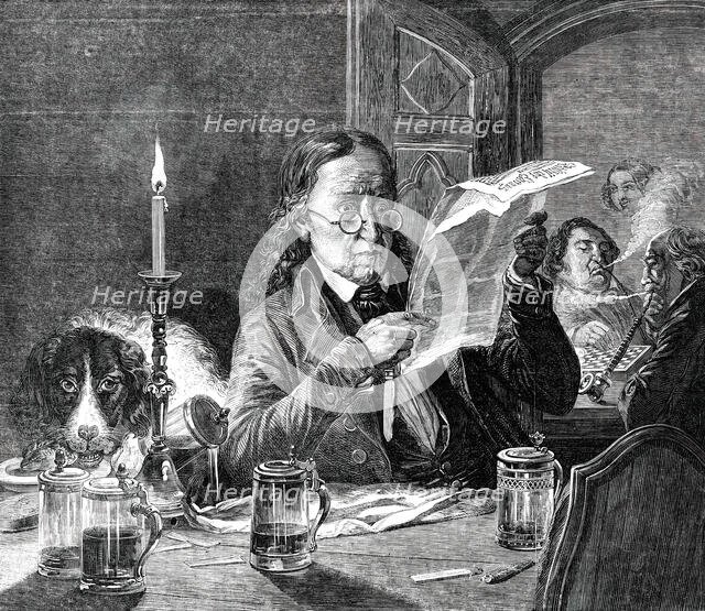 The Politician - by Hasenclever, 1850. Creator: Unknown.