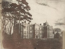 Charlton House with Seated Figures in Foreground, 1850s. Creator: Unknown.