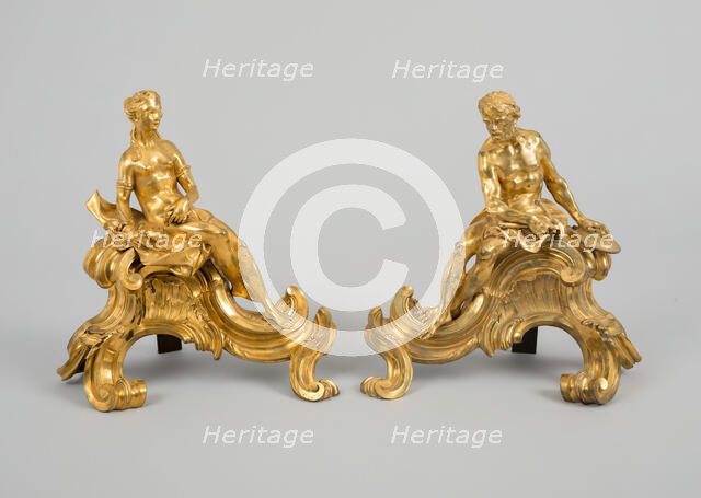 Firedog: Venus, France, Mid 18th century. Creator: Unknown.