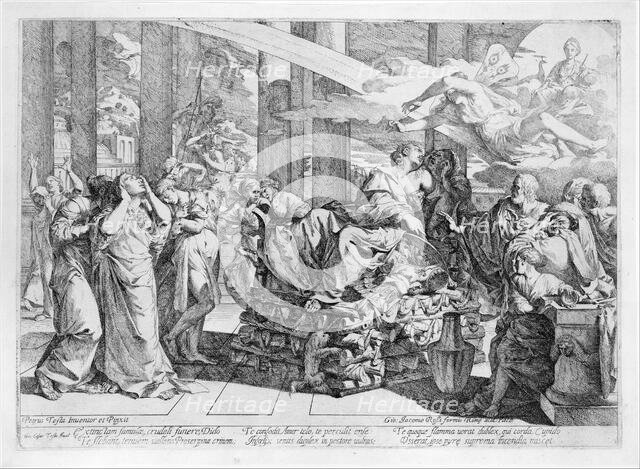 Scrapbook containing Italian Etchings of the XVIth and XVIIth Centuries, 16th-17th century. Creator: Giovanni Cesare Testa.