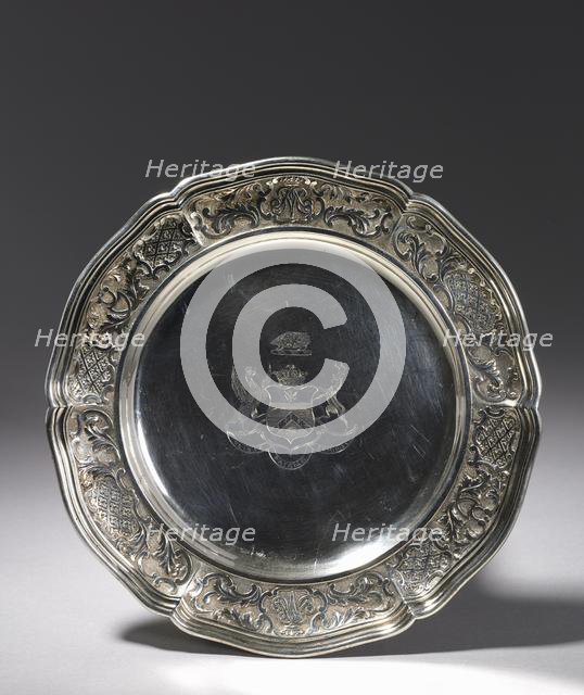 Plate, c. 1820. Creator: Paul Storr (British, 1771-1844).