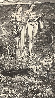 Amor Mundi. From Christine Rossetti's Poem., c1850-1900, (1923). Artist: Frederick Augustus Sandys.