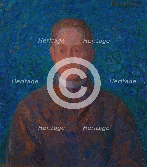 Portrait of the Author Mons Lie, 1909. Creator: Thorvald Erichsen.