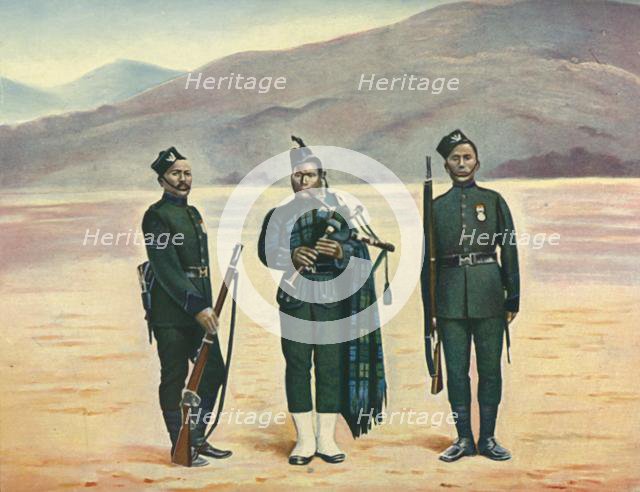 'The Fifth Gurkhas', 1901. Creator: F Bremner.