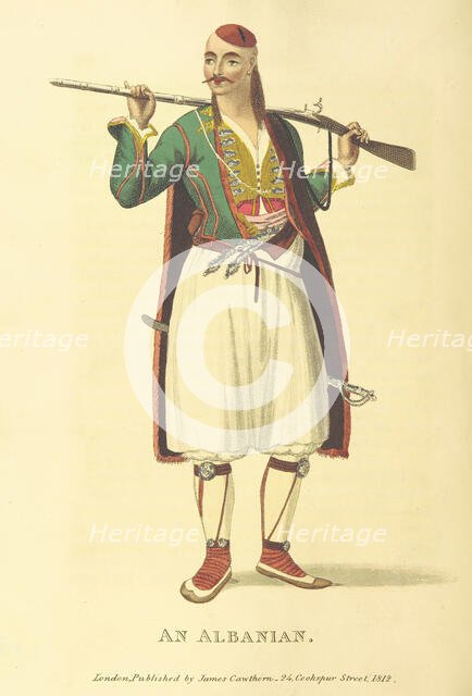 An Albanian, 1813.  Creator: Unknown.