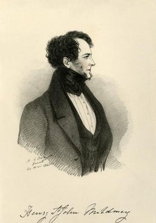 'Sir Henry St. John Mildmay', 1841. Creator: Richard James Lane.