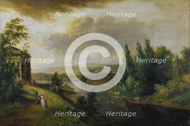 Schönbusch Castle near Aschaffenburg, 1786. Creator: Christian Georg Schutz.