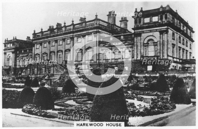 Harewood House, West Yorkshire, England, 1936. Artist: Unknown