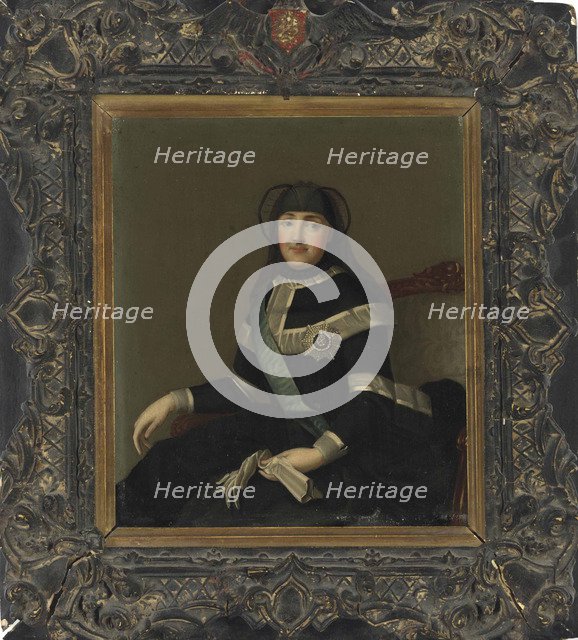 Portrait of Catherine II in mourning, 1762.