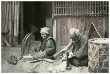 Spinning cotton, Japan, 1904. Artist: Unknown