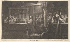 Realm of Pallas, 1646. Creator: Wenceslaus Hollar.