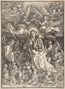 The Virgin Surrounded by Many Angels, 1518. Creator: Albrecht Durer.