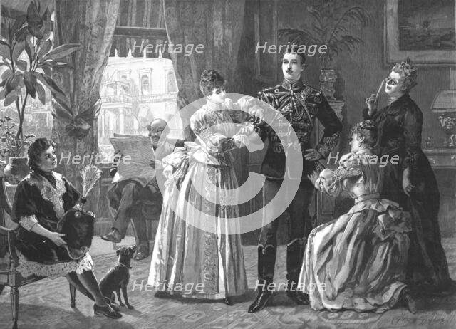 ''"His First Levee"', 1890. Creator: Unknown.