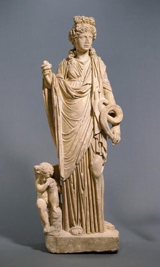 Statue of Salus, A.D. 200-250. Creator: Unknown.