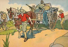 'Off to the Gold-Fields', 1912. Artist: Charles Robinson.