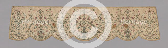 Valance, England, 18th century. Creator: Unknown.