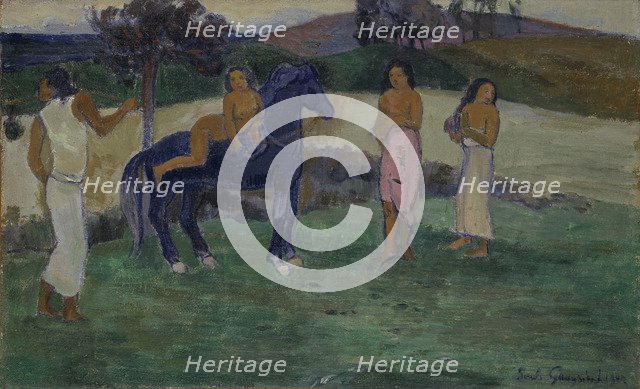 Composition with Figures and a Horse, 1902.