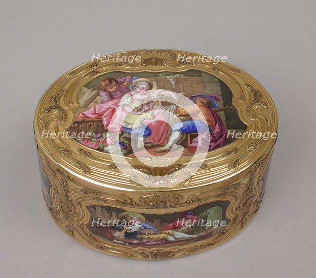 Snuffbox, 1759-60. Creator: Jean-Charles-Simphorien Dubos.