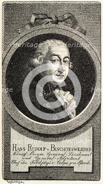 Johann (Hans) Rudolf von Bischoffwerder (1741-1803)  . Creator: Knesing, Theodor (1840-?).
