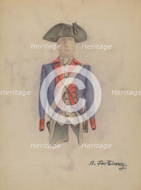 Uniform, c. 1936. Creator: Aaron Fastovsky.