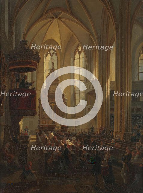 Church Interior, 19th century. Creator: Max Hauschild.