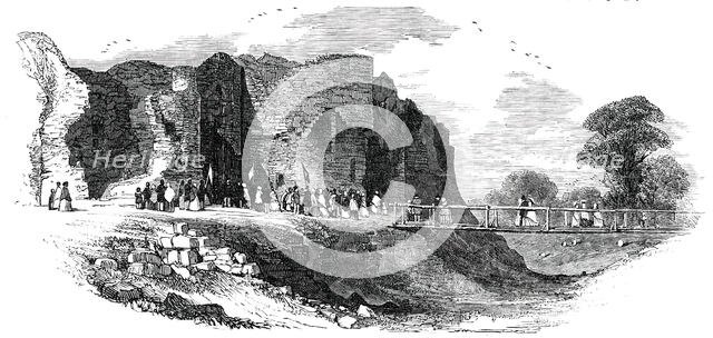 The Rhuddlan Royal Eisteddvod - Rhuddlan Castle, 1850. Creator: Unknown.