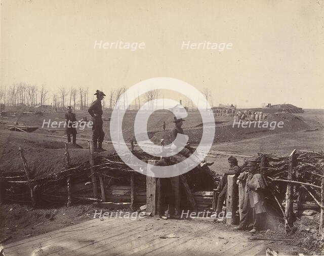 Fortifications, Manassas, March 1862. Creators: Barnard & Gibson, George N. Barnard, James F. Gibson.