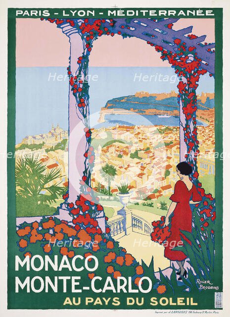 Monaco, Monte-Carlo, c1922. Creator: Broders, Roger (1883-1953).