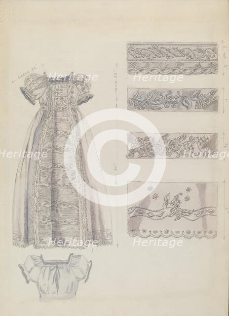 Christening Robe, c. 1936. Creator: Ella Josephine Sterling.