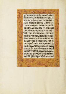 Decorated Text Page; Spinola Hours, about 1510-1520. Creator: Unknown.