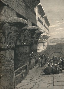'The Pillared Hall of Ezneh', 1879, (1886). Artist: Unknown.