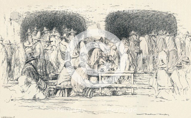 'Mid-day at Puebla', c1895, (1896). Artist: Mortimer Luddington Menpes.