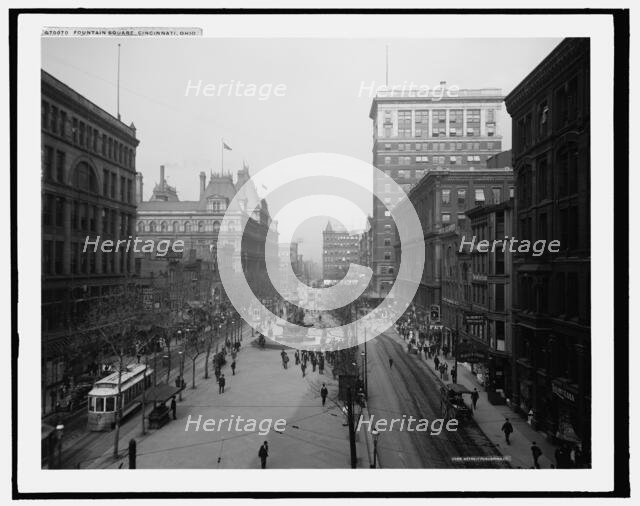Fountain Square, Cincinnati, Ohio, c1907. Creator: Unknown.