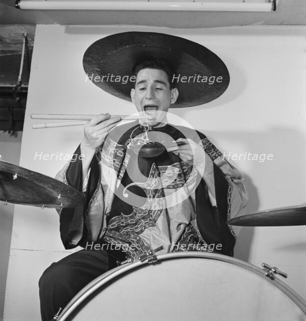 Portrait of Shelly Manne, New York, N.Y.(?), ca. June 1947. Creator: William Paul Gottlieb.