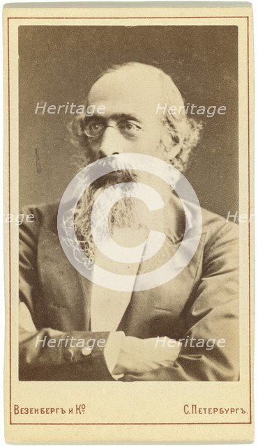 Portrait of the historian Konstantin Bestuzhev-Ryumin (1829-1897), Between 1880 and 1886.