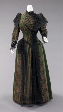 Dress, American, 1889. Creator: Mme. Uoll Gross.