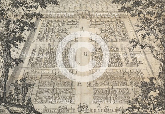 Wilton Garden, plate 1, ca. 1640. Creator: Isaac de Caus.