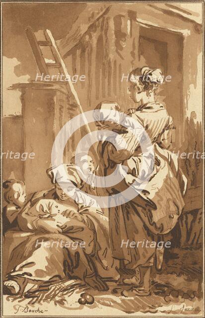 Les nourrices, 1780. Creator: Jean Francois Janinet.