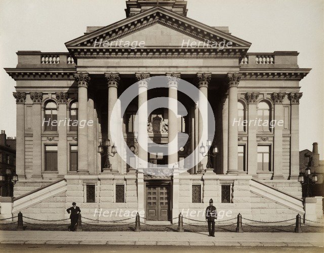Birkenhead Town Hall, Hamilton Square, Birkenhead, Merseyside, 1888. Creator: Henry Bedford Lemere.