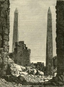 'Ruins at Karnak', 1890.   Creator: Unknown.